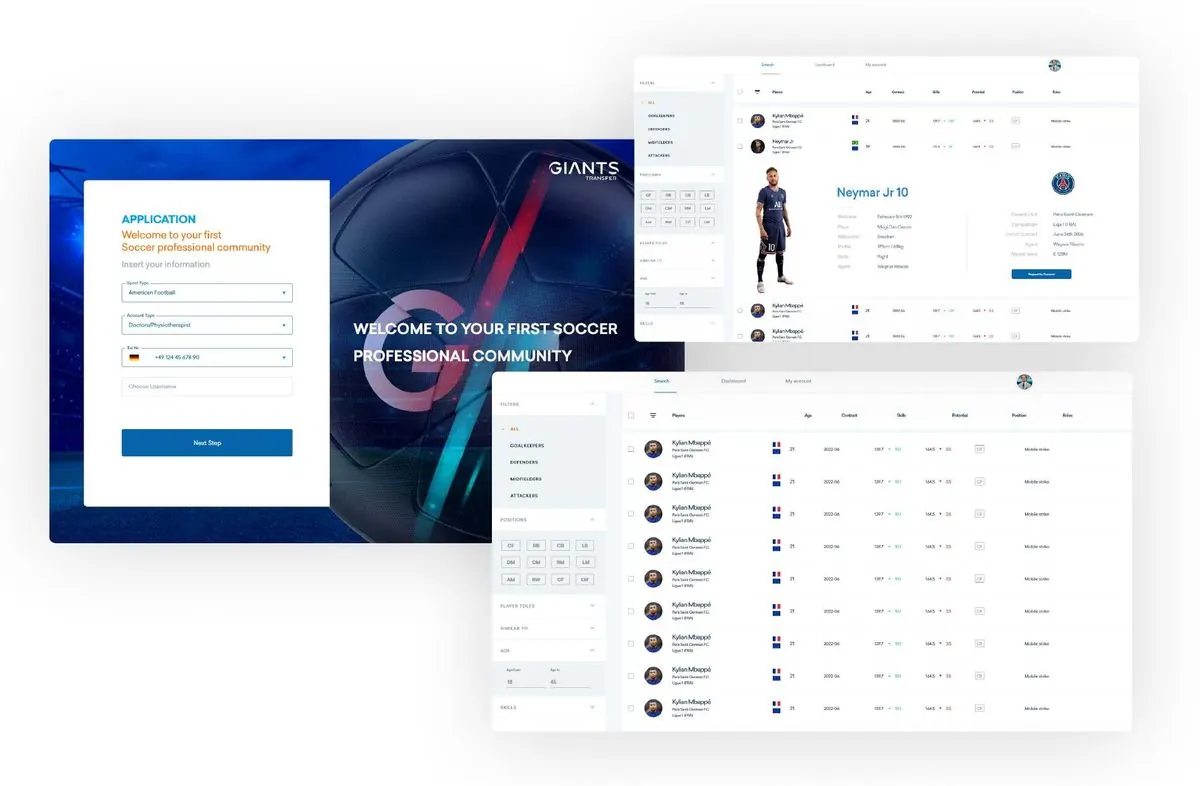 Giant Transfer — Sports community